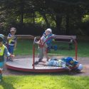Unser Spielplatz gegenüber