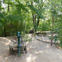 Garten mit Pumpe